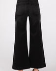 The Winona Black Wide Leg Crop Jeans