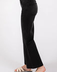 The Winona Black Wide Leg Crop Jeans