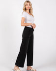 The Winona Black Wide Leg Crop Jeans