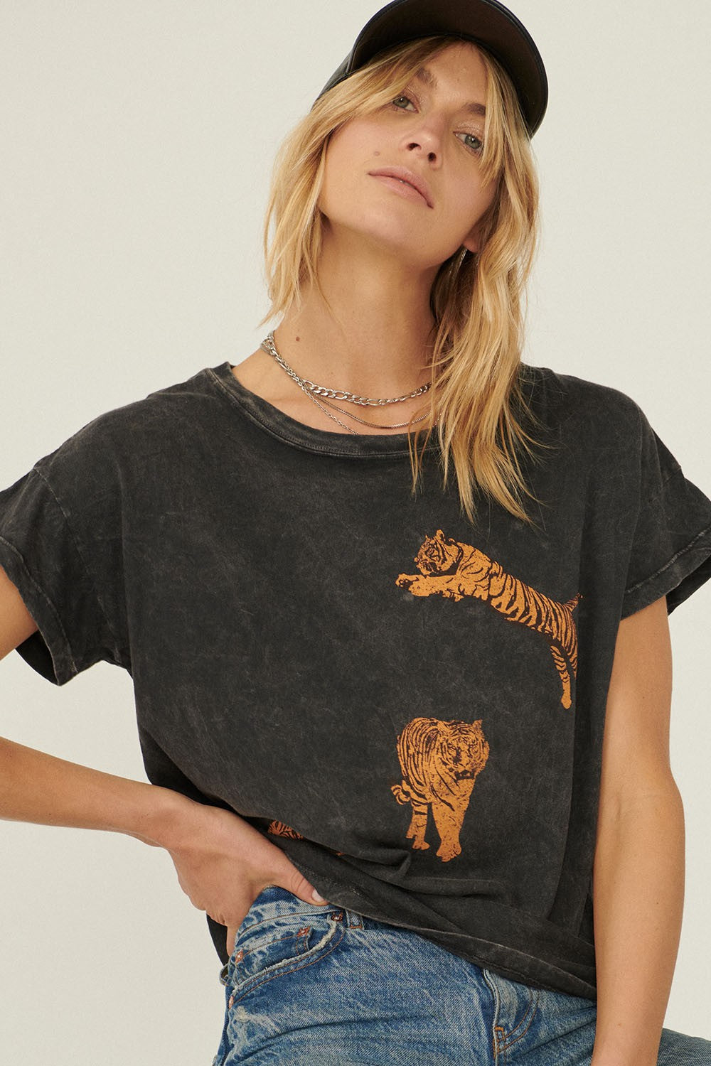 The Leaping Tiger Vintage Wash Tee