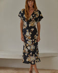 The Cherie Floral Midi Dress