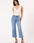 The Classic Flare Cropped Denim by Rolla's