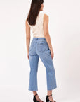 The Classic Flare Cropped Denim by Rolla's