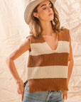 The Montana Deep V Sweater Tank