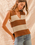 The Montana Deep V Sweater Tank