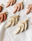 The Jayna Drop Clay Earrings