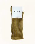 The Silk and Wool Dust Star Socks - Khaki