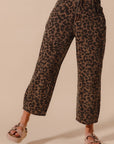 The Elvie Leopard Barrel Jeans