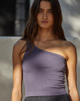 The Emery One Shoulder Ribbed Top