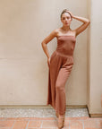 The Amara Nutshell Smocked Pants