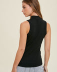 The Everly Mock Neck Tank Top