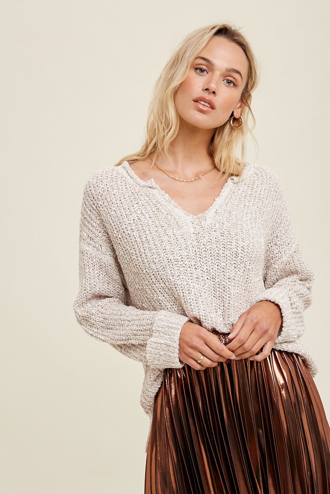 The Tallulah Marbled Sweater