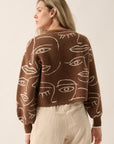 The Abstract Face Sweater