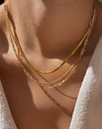 The Florence Herringbone Necklace by Mod + Jo