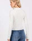 The Gaia Ribbed Long Sleeve Top