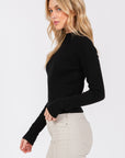 The Gaia Ribbed Long Sleeve Top