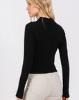 The Gaia Ribbed Long Sleeve Top