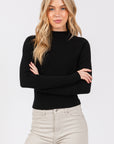 The Gaia Ribbed Long Sleeve Top