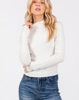 The Gaia Ribbed Long Sleeve Top