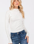 The Gaia Ribbed Long Sleeve Top