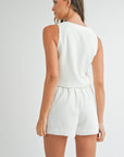 The Gracie Vest + Shorts Set - Sold Separately