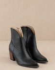 The Harmony Black Western Booties