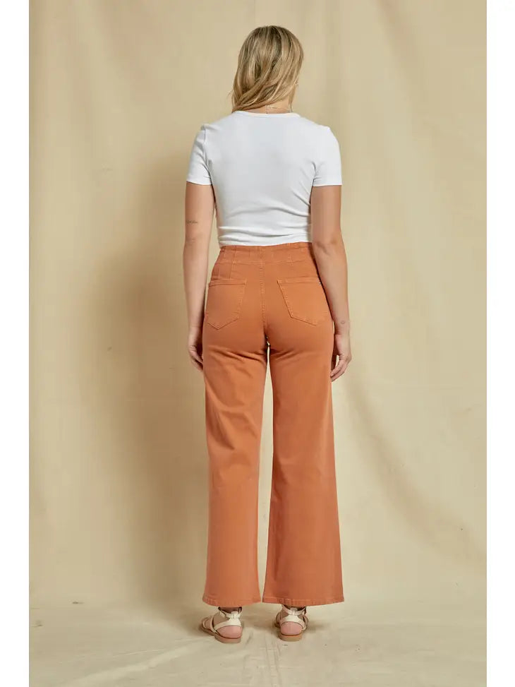 The Isa High-Rise Wide Leg Jeans