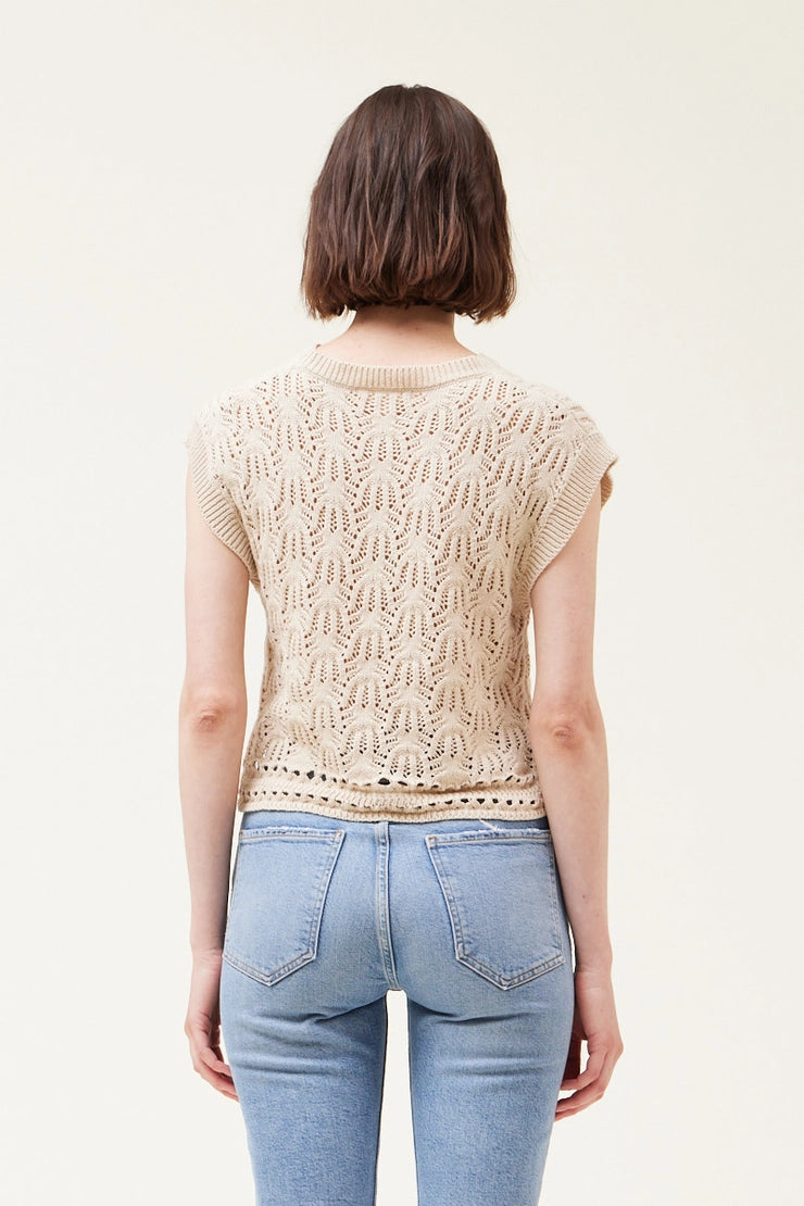 The Isla Crochet Sweater Vest