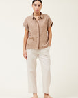 The Jillian Soy Embroidered Blouse
