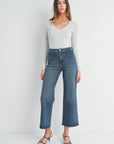 The Jordy Dark Denim Wide Leg Jeans