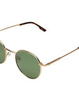 The Pete White Gold Sunglasses by Komono