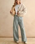 The Karlie Faux Suede + Sherpa Reversible Jacket