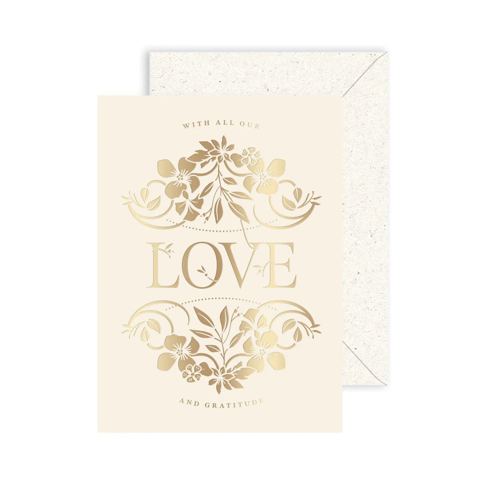 The Love Notecard + Envelope Set – Thread + Seed