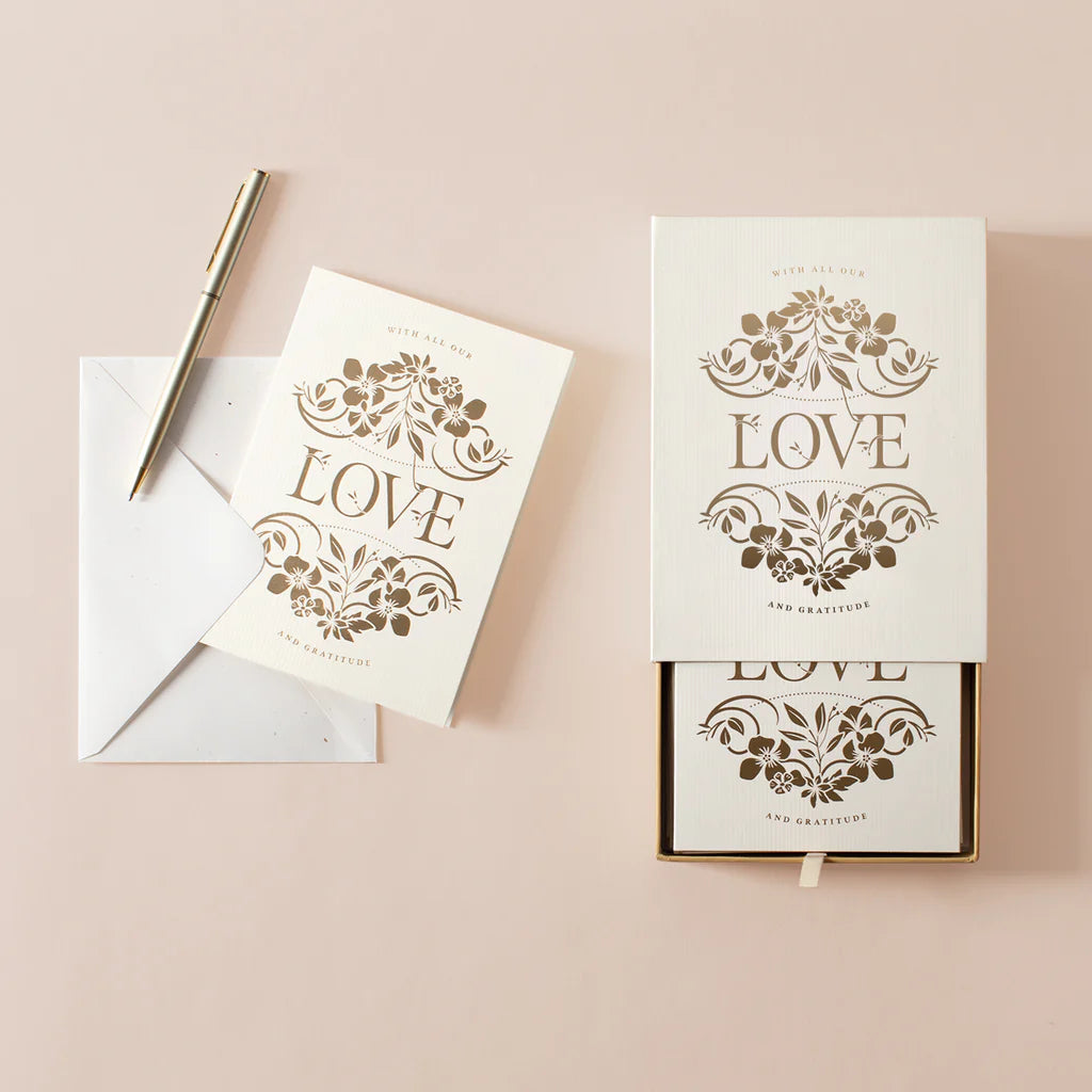 The Love Notecard + Envelope Set – Thread + Seed