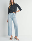 The Lucia Denim Wide Leg Jeans