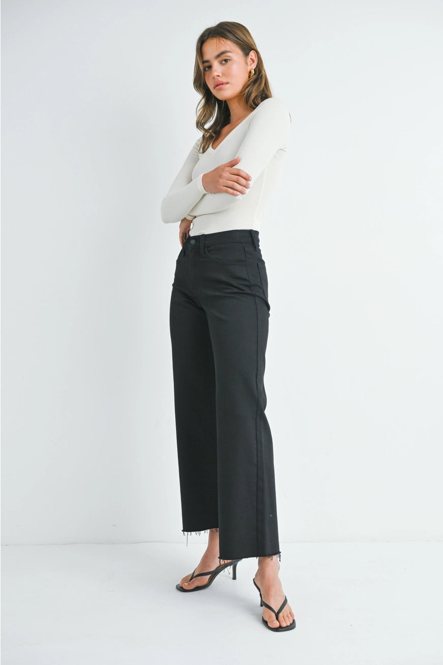 The Lucia Denim Wide Leg Jeans