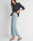 The Lucia Denim Wide Leg Jeans