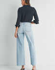 The Lucia Denim Wide Leg Jeans