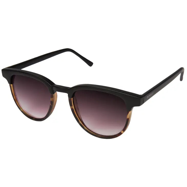 The Francis Matte Black + Tortoise Sunglasses by Komono