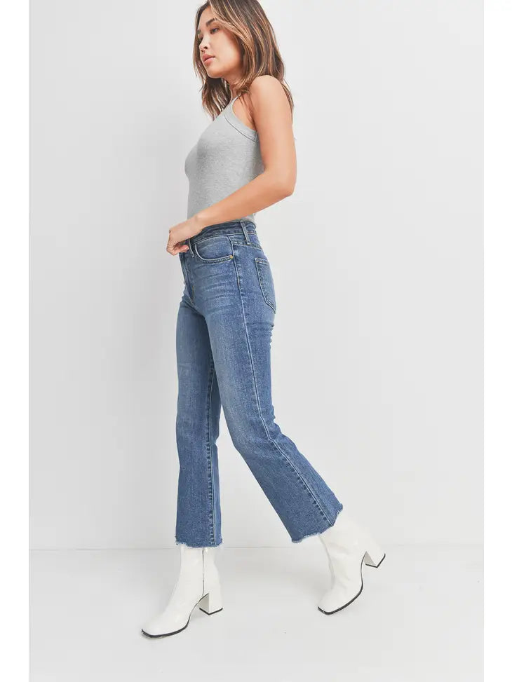 The Kyle Vintage Cropped Flare Jeans