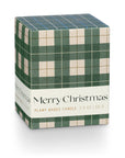 The Balsam + Cedar Merry Christmas Boxed Candle