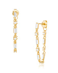 The Finley Chain Hoops by Mod + Jo *Runway Exclusive*