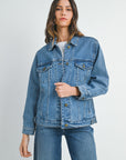 The Nyla Oversized Denim Jacket