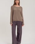 The Clio Olive Chunky Knit Sweater