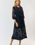 The Winslow Embroidered Midi Dress