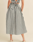 The Positano Crop Top + Midi Skirt Set - Sold Separately