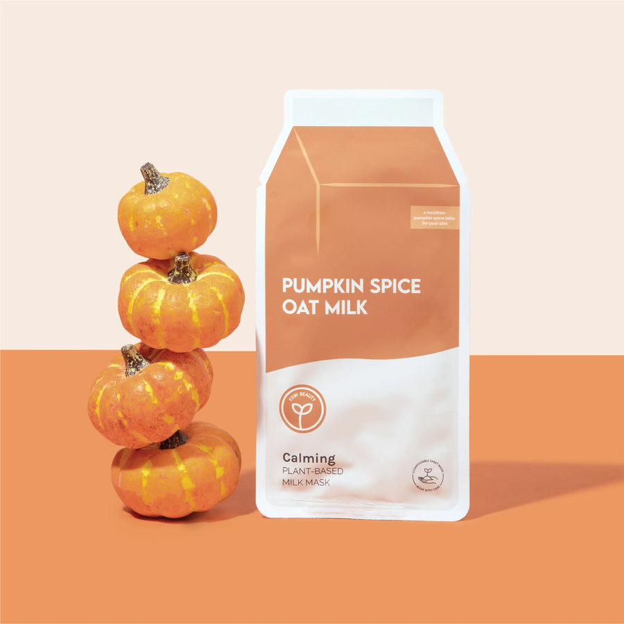The Pumpkin Spice Oat Milk Plant-Based Milk Mask by ESW Beauty