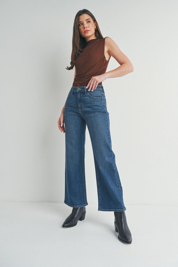The Rae Denim Wide Leg Jeans – Thread + Seed