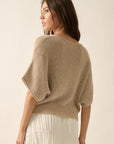 The Remy Pointelle Ribbed Knit Sweater