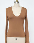 The Ruby V-neck Long Sleeve Top